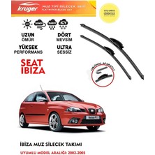 Kruger Seat Ibiza Sileceği Silgeç Silgi Takımı 2002- 2005 Arası Araç Için