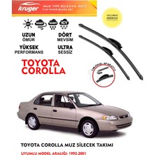 Kruger Toyota Corolla Silgeç Takımı 1996 Model (Aparatsız) Direk Montaj