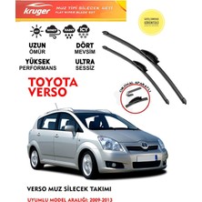 Kruger Toyota Verso Ön Siecek Seti 1.6 2.0 Motor Araç Için (Aparatsız) Direk Montaj 2009 - 2013 Arası