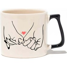 Baskıgo 14 Şubat Sevgililer Günü Lüks Kupa - Hediye Seramik Kupa