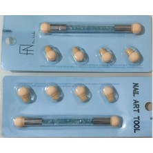 Normadia Ombre Nail Art Fırçası Seti, 4 Yedekli, Profesyonel Tırnak Tasarım Araçları