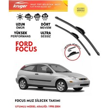 Kruger Ford Focus Sileceği Silgeç Silgi Takımı 16 Motor Hb ve Sedan (1998-2004)