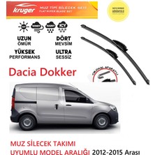 Kruger Dacia Dokker 2012-2015 Arası Muz Sileceği . Araç Için (Aparatsız) Direk Montaj .