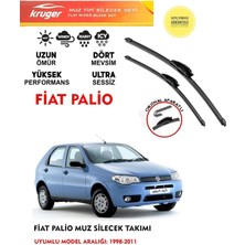 Kruger Fiat Palio Sileceği Takımı 1.2 1.3 1.4 1.6 Motor Araç Için (Aparatsız) Direk Montaj (1998-2011)