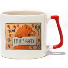 Baskıgo Trip Saati Lüks Kupa - Hediye Seramik Kupa