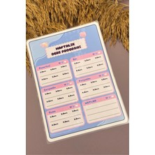 Caps Office Ömür Boyu Kullanılabilir Haftalık Ders Programı - Ilkokul Öğrencileri Için Masaüstü Takipçi