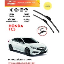 Kruger Honda Civic Fc5 Muz Muz Sileceği Takımı 2021 Model Araç Için . (Aparatsız) Direk Montaj