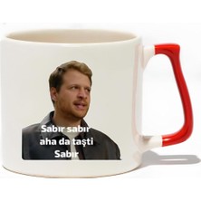 Baskıgo Sabır Sabır Aha Da Taştı Sabır Lüks Kupa - Hediye Seramik Kupa