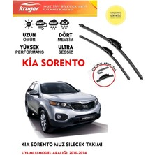 Kruger Kia Sorento Sileceği Silgeç Silgi Takımı 2014 Model Araç Için (Aparatsız) Direk Montaj