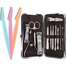 Normadia 2'li Bakım Seti ve 12'li Manikür Seti, Deri Çantalı, Pratik ve Şık Ilet