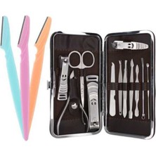 Normadia 3’lü Kaş Usturası ve Orta Boy 12 Parça Manikür Seti, Şık ve Kullanışlı