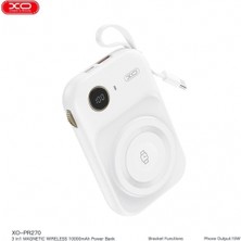 Xo 22.5W Magsafe Uyumlu Kablosuz Şarj Özellikli Dahili Type-C  Kablolu 10.000MAH Powerbank (PR270)