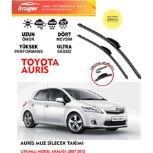 Kruger Toyota Auris Ön Silgeç Takımı 2012 Model (Aparatsız) Direk Montaj