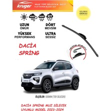 Kruger Dacia Spring Muz Sileceği 2023-2024 Model Araç Için (Aparatsız) Direk Montaj