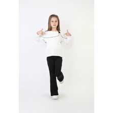 Modanino Kız Çocuk 2'li Takım (Pantolon+Bluz) 3-9 Yaş 12506