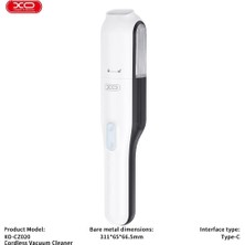 Xo Yıkanabilir Hepa Filtreli Kablosuz 5000mAh Araç ve Ev Süpürgesi Taşınabilir Mini Vakum