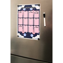 Caps Office Doğum Günü Hatırlatıcısı & Takipçisi Buzdolabı Üstü Magnetli Planlayıcı