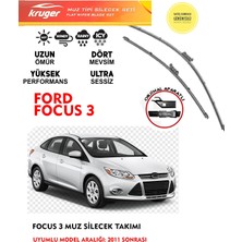 Kruger Ford Focus 3 Ön Silgeç Takımı 2015 Model (Aparatsız) Direk Montaj