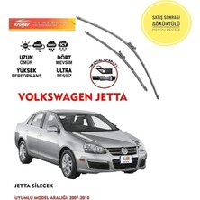 Kruger Jetta Sileceği Silgeç Silgi Takımı 2010 Model Arası Araç Için (Aparatsız) Direk Montaj