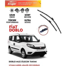 Kruger Fiat Doblo Sileceği Silgeç Silgi 2014 Model Araç Için (Aparatsız) Direk Montaj