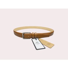 İstanbul Belt Hakiki Klasik Deri Erkek Kemer – 3 cm – Gümüş Ton Tokalı – Dayanıklı & Gerçek Deriden Kemer, Renk & Boy Seçenekleri