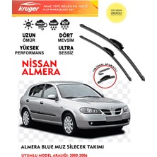 Kruger Nissan Almera Silgeç Takımı 2004 Model (Aparatsız) Direk Montaj