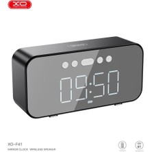 XO-F41 Dijital Saatli Aynalı 1200MAH Fm Radyo ve Hafıza Kartı Destekli Bluetooth Hoparlör