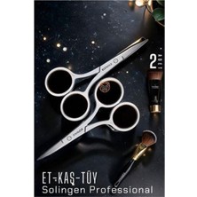 Normadia Profesyonel Kaş ve Tüy Makası Seti, Yüksek Kalite, 2'li Pack