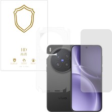 Microcase Vivo X300 ile Uyumlu Full Tpu Ön Arka ve Yan 360 Nano Koruma- EKM116