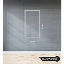 Süs Köşe Dekor Hazır Dekoratif Duvar Polimer Çerçevesi 120-60CM / 2,5 cm (Ince)