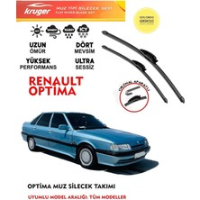 Kruger Renault Optima Sileceği Silgeç Silgi Takımı 14 16 Araç Için (Aparatsız) Direk Montaj