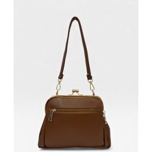 Sanmorris ÖZER-1439-SANMORIS Gold Aksesuarlı 4 Gözlü Yumuşak Suni Deri El ve Omuz Kadın Çantası