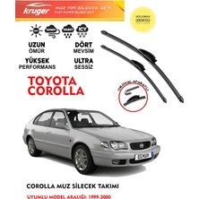 Kruger Toyota Corolla Silgeç Takımı 2001 Model (Aparatsız) Direk Montaj