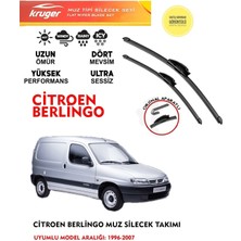 Kruger Berlingo Sileceği Silgeç Silgi Takımı 1997 Model Uyumlu Araç Için (Aparatsız) Direk Montaj