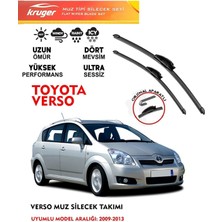 Kruger Toyota Verso Ön Siecek Seti 2012 Model Araç Için  (Aparatsız) Direk Montaj