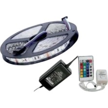 Muhtelif Ürünler Winnboss 12 Volt Rgb  Şerit LED 5 mt Kumandalı (Wn 1161)