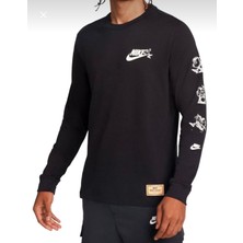 Nike Sportswear Siyah Uzun Kollu Erkek T-Shirt DX1077-010