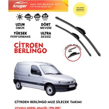 Kruger Berlingo Muz Sileceği . 2000 Model Araç Için (Aparatsız) Direk Montaj
