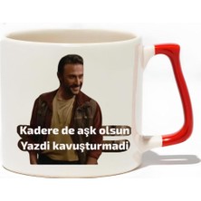 Baskıgo Kadere De Aşk Olsun Yazdı Kavuşturmadı Lüks Kupa - Hediye Seramik Kupa