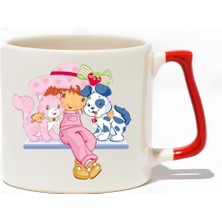 Baskıgo Çilek Kız Lüks Kupa - Hediye Seramik Kupa