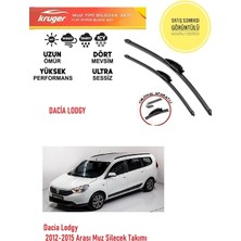 Kruger Dacia Lodgy 2014 Model Sileceği Silgeç Silgi Takımı Araç Için (Aparatsız) Direk Montaj