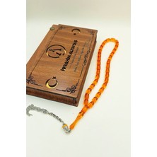 İbrahim Altıntaş Şeffaf Turuncu Kapsül Kesim Kehribar Tespih