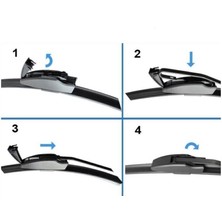 Kruger Hyundai I20 Muz Sileceği . 2010 Model Araç Için (Aparatsız) Direk Montaj