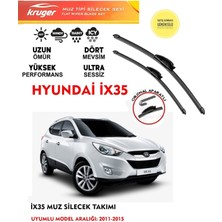 Kruger Hyundai IX35 Sileceği Silgeç Silgi Takımı 2015 Model Araç Için (Aparatsız) Direk Montaj