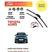 Kruger Toyota Auris Ön Muz Sileceği Takımı 2019 Model Arasıaraç Için . (Aparatsız) Direk Montaj