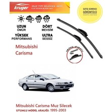 Kruger Mitsubishi Carisma 1997 Model Muz Sileceği Takımı Araç Için . (Aparatsız) Direk Montaj Uyumlu