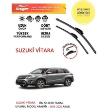 Kruger Suzuki Vitara 2015-2020 Arası Sileceği Silgeç Silgi Takımı Araç Için (Aparatsız) Direk Montaj
