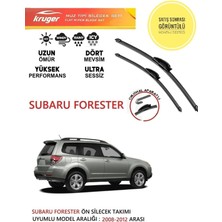 Kruger Subaru Forester 2008-2012 Arası Sileceği Silgeç Silgi Takımı Araç Için (Aparatsız) Direk Montaj