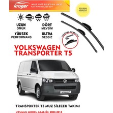 Kruger Volkswagen Transporter T5 Ön Silgeç Takımı 2005 Model (Aparatsız) Direk Montaj