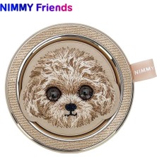Nimmy MagSafe Uyumlu | Değiştirilebilir Manyetik 3D Göz Detaylı Kaniş Köpek Telefon Standı 2.0